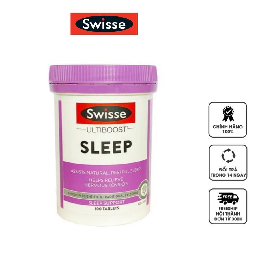 Swisse Sleep - Viên uống hỗ trợ cải thiện giấc ngủ của Úc, 60 viên