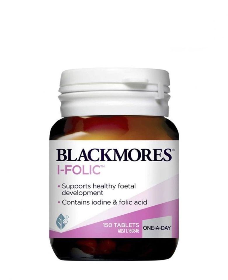 Blackmores I-Folic- Viên bổ sung I-ốt & Acid Folic cho bà bầu