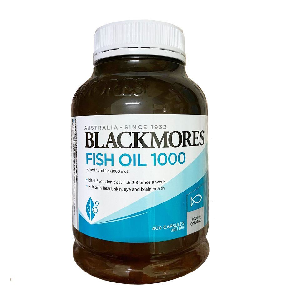 Dầu cá Blackmores fish oil 1000 mg của Úc, 200 viênDầu cá Blackmores fish oil 1000 mg của Úc, 200 viên