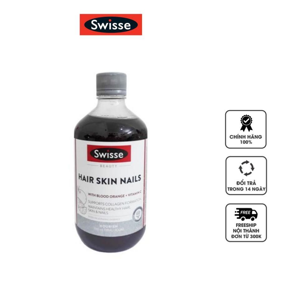 Collagen Dạng Nước Swisse Ultiboost Hair Skin Nails 500ml