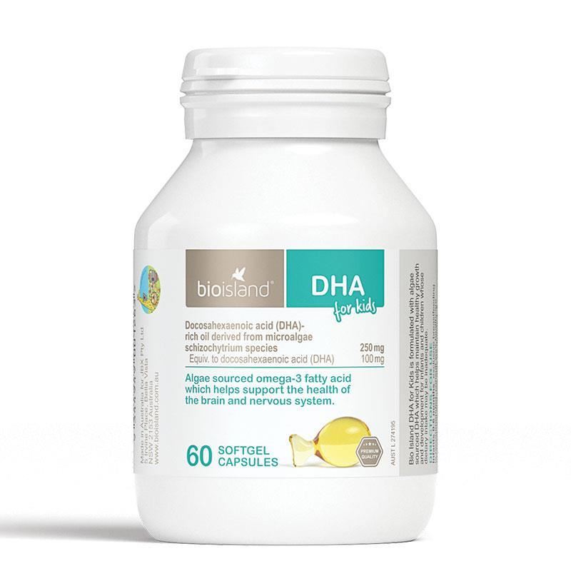 Bio Island DHA Kids 60 Capsules