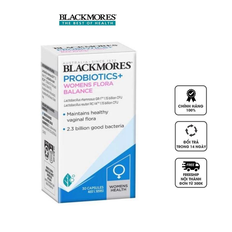 Men vi sinh Blackmores Probiotics+ Womens Flora Balance