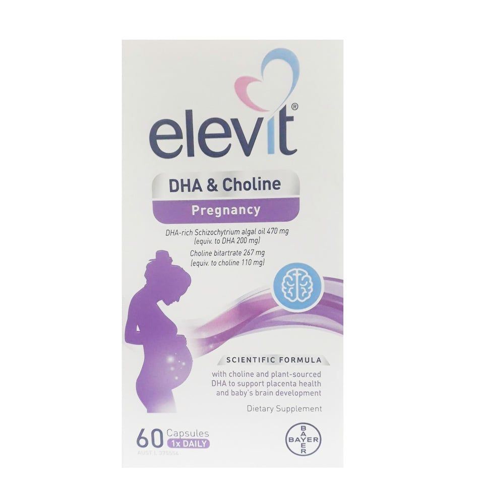 Viên uống Elevit DHA For Pregnancy & Breastfeeding cho bà bầu