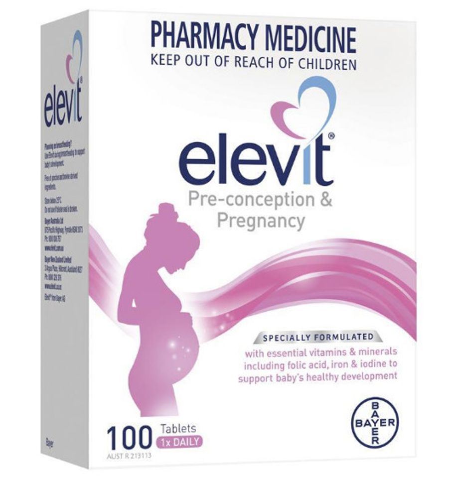 Elevit - Vitamin Bà Bầu 100 Viên - Nhập Úc