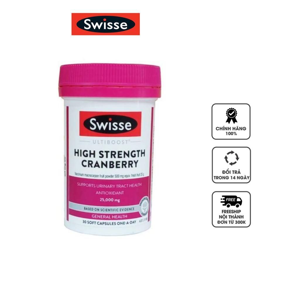 Viên uống Swisse Ultiboost High Strength Cranberry