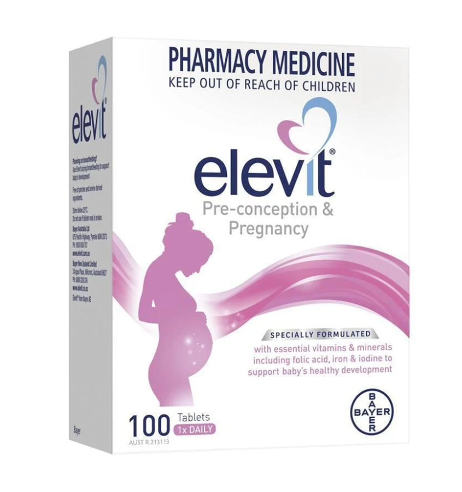 Elevit Pre-Conception & Pregnancy 100 viên của Úc