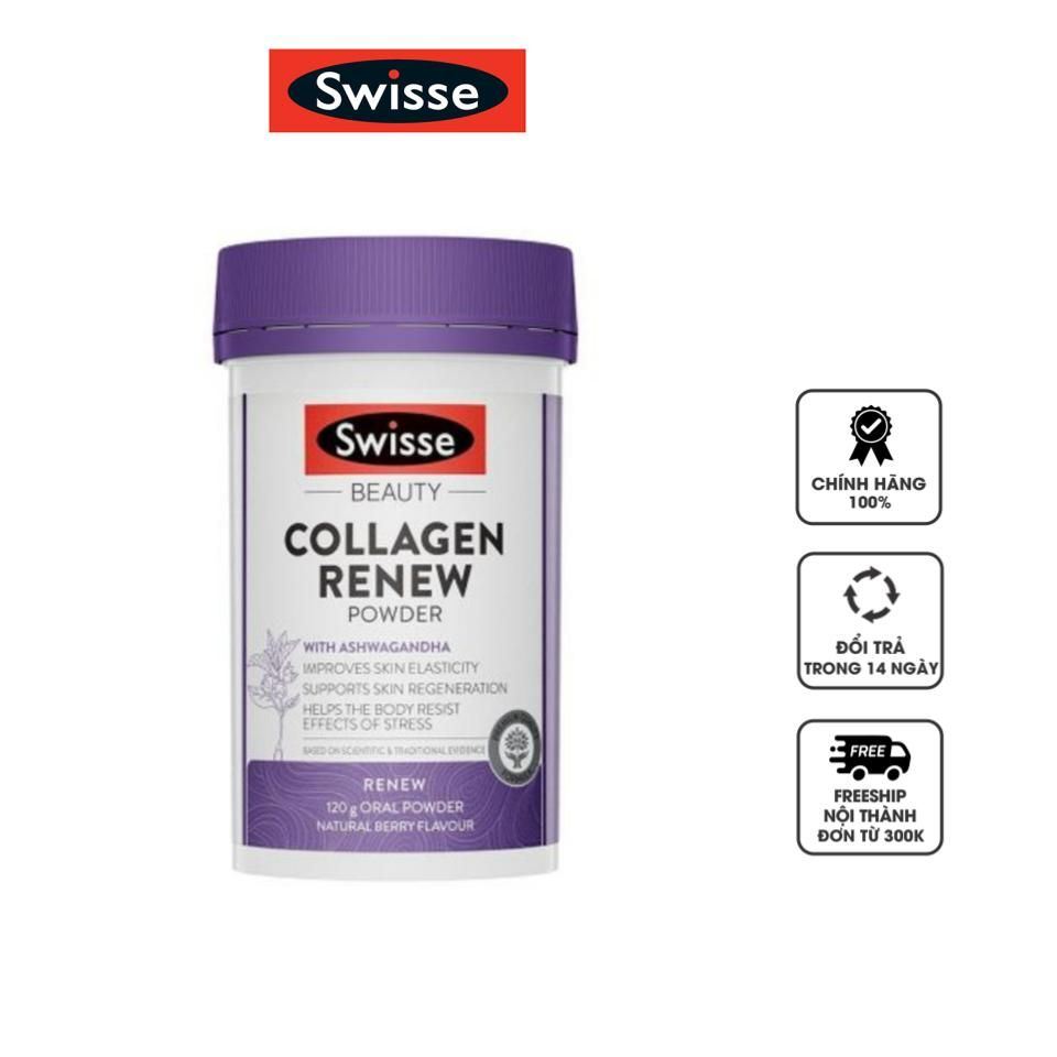 Bột Collagen Swisse Beauty Powder Collagen Renew