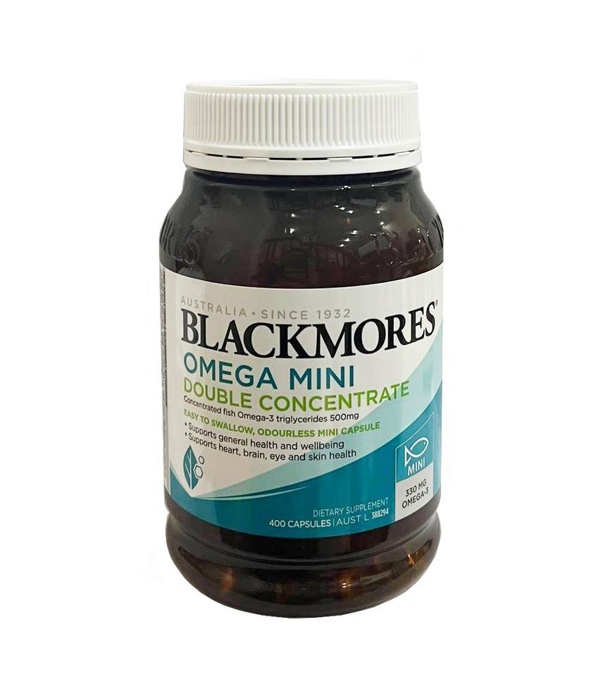 Dầu cá không mùi Blackmores Odourless Fish Oil 1000 Mini Capsules, 400 viên