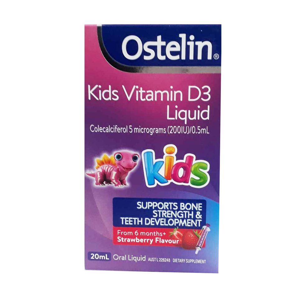 Ostelin Vitamin D3 Liquid Kids dạng nước của Úc 20ml