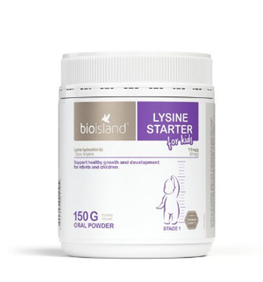 Bột Bio Island Lysine Cho Trẻ Dưới 6 Tuổi - Nhập Úc