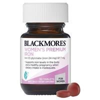 Blackmores Womens Premium Iron Energy Support 30 Tablets