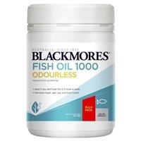 Blackmores Odourless Fish Oil 1000mg Omega-3 500 Capsules Value Pack