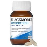 Blackmores Probiotics+ Daily Health Gut Health Vitamin 30 Capsules