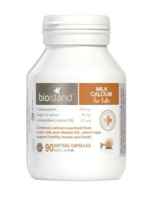 Bio Island Milk Calcium Kids 90 Capsules