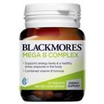 Blackmores Mega B Complex Energy Support Vitamin B12 31 Tablets